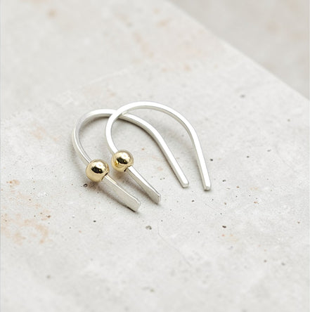 Hugs - Silver with Gold