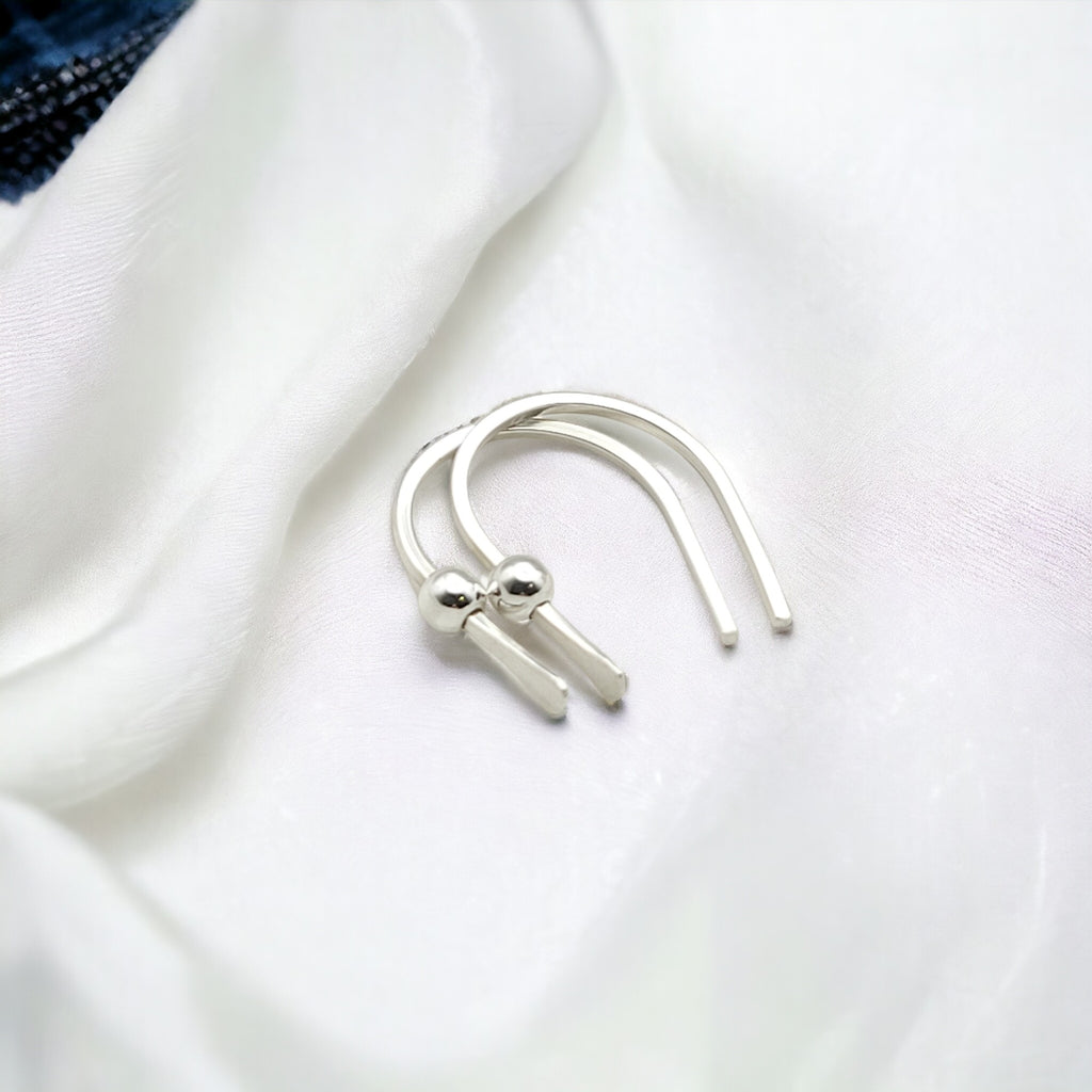 Hugs - Gold or Silver Bijou by SAM Sterling Silver with Silver