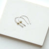 Hugs - Silver with Gold Earrings Bijou by SAM