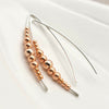 Wish - Copper & Silver Earrings Bijou by SAM   