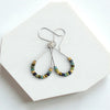 Lane - Silver & Spring Colored Beads Earrings Bijou by SAM