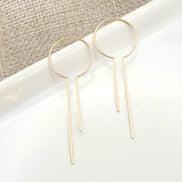 Key to My Heart - Gold Earrings Bijou by SAM