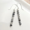 Boho - Eagle Eye Gemstone & Silver Earrings Bijou by SAM   