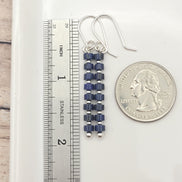 Boho - Lapiz Lazuli & Silver Earrings Bijou by SAM   