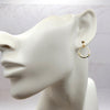 Aiden - Gold & Silver Beaded Studs Earrings Bijou by SAM   
