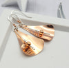 Copper - Shiny Triangle Earrings Earrings Bijou by SAM   