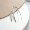 Wish - Silver with Silver Beads Earrings Bijou by SAM   