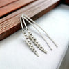 Wish - Silver with Silver Beads Earrings Bijou by SAM   