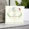 Open Heart - Gold & Sea Glass Earrings Bijou by SAM   