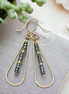 Harley - Gold & Smokey Quartz Earrings Bijou by SAM   