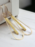 Harley - Gold & Pale Yellow Earrings Bijou by SAM   