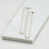 True - Gold Rectangle Earrings Bijou by SAM