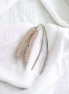 Wish - Silver & Pale Pink Earrings Bijou by SAM   