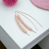 Wish - Silver & Pale Pink Earrings Bijou by SAM   