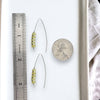 Wish - Silver & Lemon Jade Earrings Bijou by SAM   