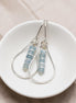 Lane - Silver with Aquamarine