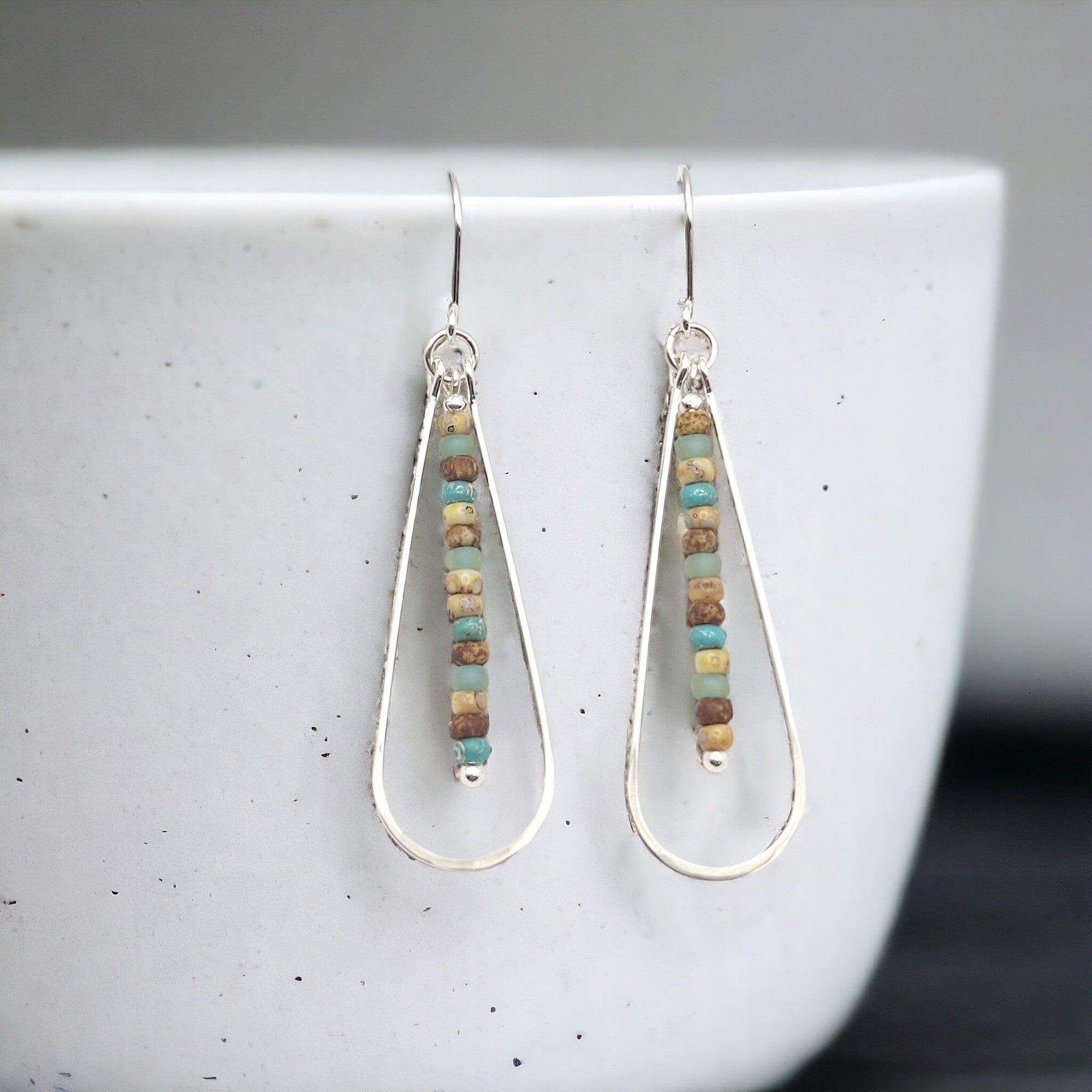 Harley - Neutral Beads Earrings Bijou by SAM   
