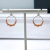 Aiden - Silver & Copper Stud Earrings Earrings Bijou by SAM   