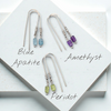 Mini Gemstone Threaders - Sunny Day Earrings Bijou by SAM