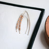 Wish - Copper Tube Beads Earrings Bijou by SAM   