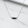 Mystique - Necklace with Snowflake Obsidian Necklace Bijou by SAM   