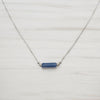 Mystique - Silver Necklace with Blue Aventurine Necklace Bijou by SAM   