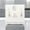 Cube - Green Aventurine & Sterling Silver Earrings Bijou by SAM   