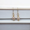 Pearl - Gold & Lavendar Pearl Earrings Bijou by SAM   