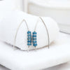 Wish - Silver & Larimar Quartz Earrings Bijou by SAM