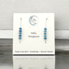 Wish - Silver & Larimar Quartz Earrings Bijou by SAM