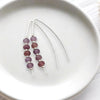 Wish - Silver & Lepidolite Crystal Earrings Bijou by SAM