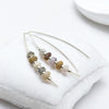 Wish - Silver & Montana Agate Earrings Bijou by SAM