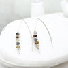 Wish - Silver & Montana Agate Earrings Bijou by SAM