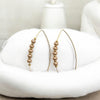 Wish - Gold & Mocha Mousse Earrings Bijou by SAM