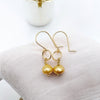 Pearl - Gold & Gold Earrings Bijou by SAM