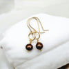 Pearl - Gold & Bronze Earrings Bijou by SAM