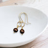 Pearl - Gold & Bronze Earrings Bijou by SAM