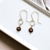 Pearl - Gold & Bronze Earrings Bijou by SAM