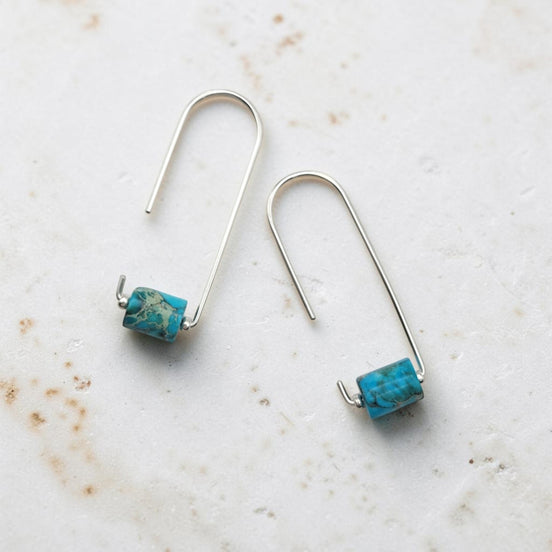 Arc - Silver & Turquoise