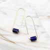 Arc - Gold & Lapis Lazuli Earrings Bijou by SAM