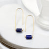 Arc - Gold & Lapis Lazuli Earrings Bijou by SAM