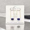 Arc - Gold & Lapis Lazuli Earrings Bijou by SAM