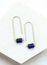 Arc - Gold & Lapis Lazuli Earrings Bijou by SAM