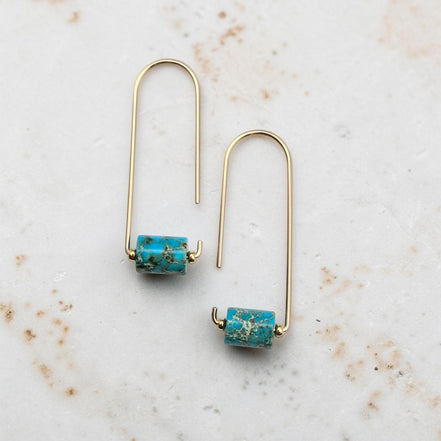 Arc - Gold & Turquoise