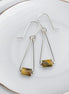 Mystique - Silver & Crazy Lace Agate Dangle Earrings Bijou by SAM