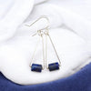 Mystique - Silver & Lapis Lazuli Dangle Earrings Bijou by SAM