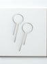 Key to My Heart - Silver Earrings Bijou by SAM