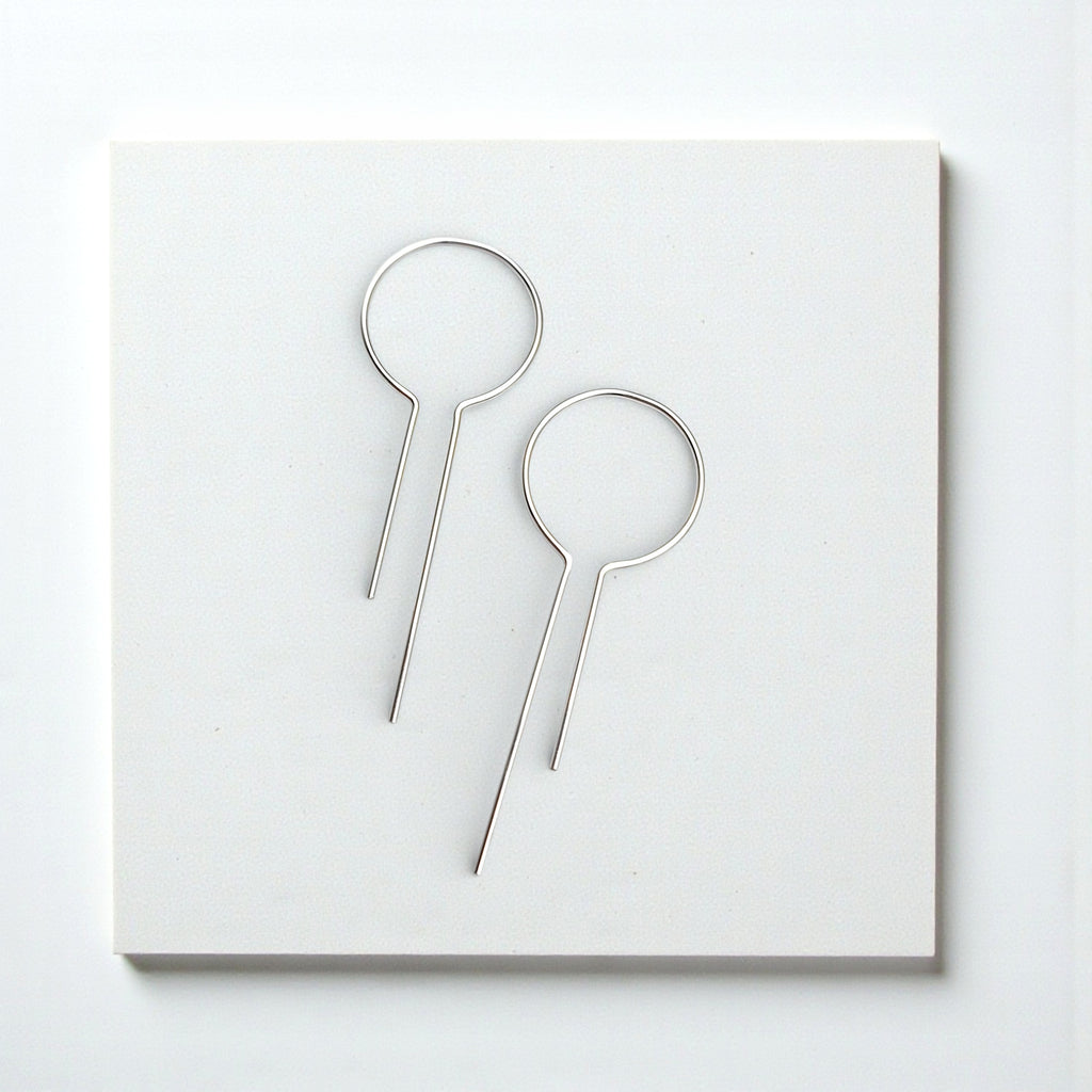 Key to My Heart - Silver Earrings Bijou by SAM