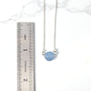 Coin - Silver and Aquamarine Necklace Necklace Bijou by SAM