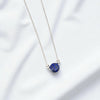 Coin - Silver and Lapis Lazuli Necklace Necklace Bijou by SAM